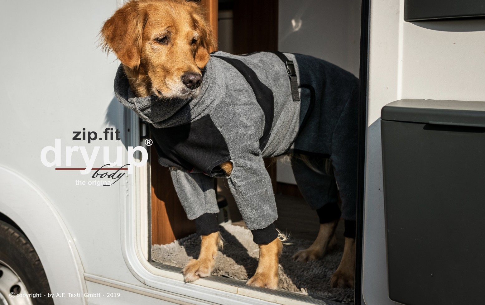 Action Factory Dryup Body Zip.Fit Grau