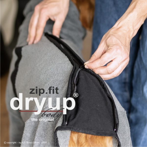Action Factory Dryup Body Zip.Fit Grau