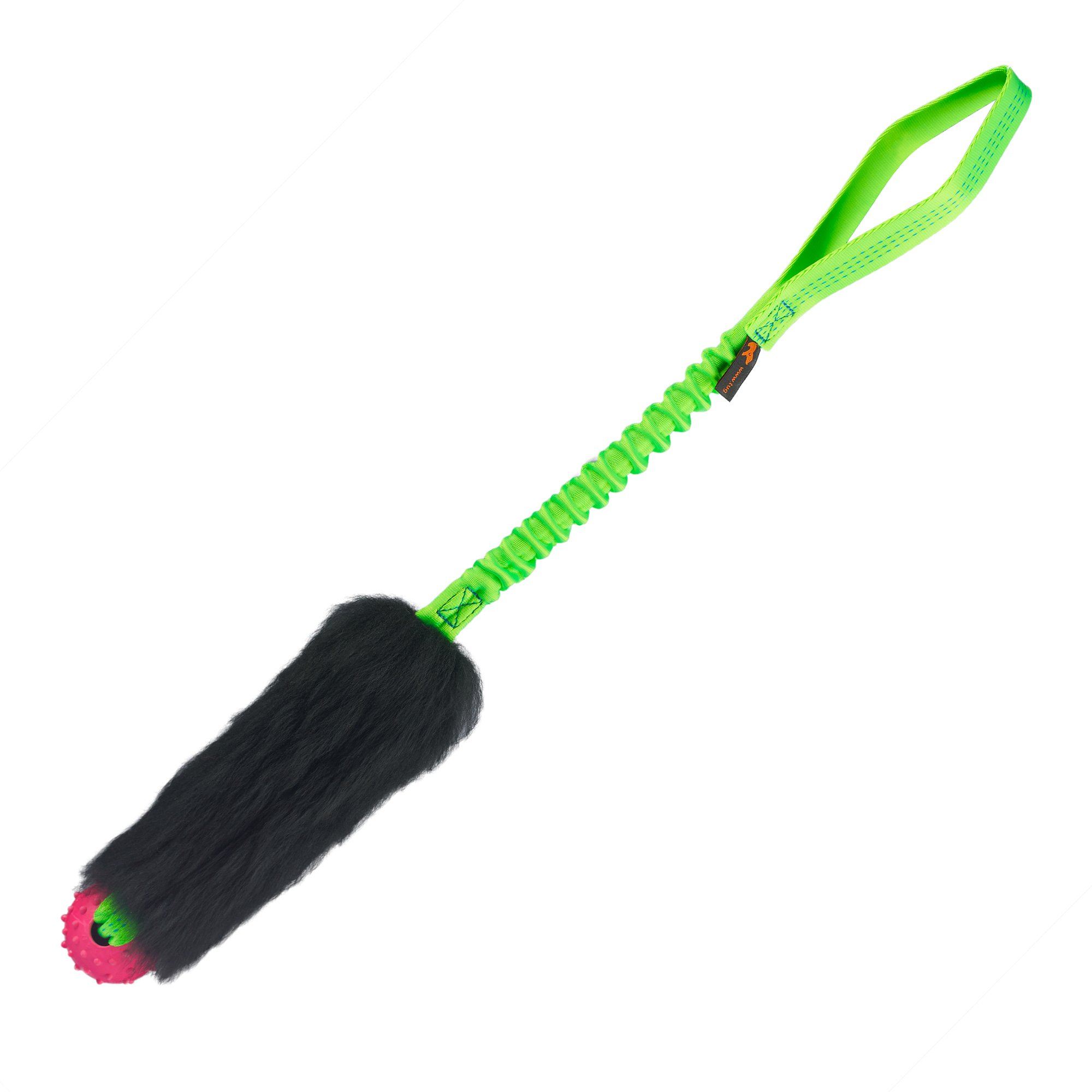 Tug-e-nuff Bungee Standard Schaffell mit Ball – Bild 2