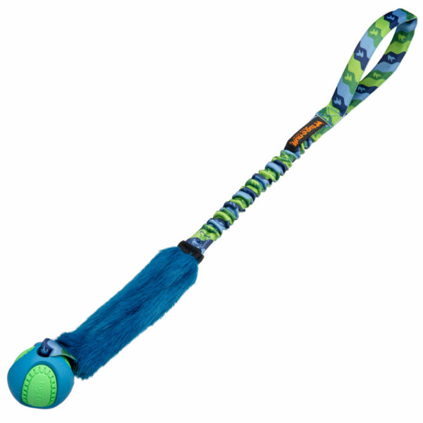Tug-e-nuff Bungee Standard Kunstfell mit Ball – Bild 3