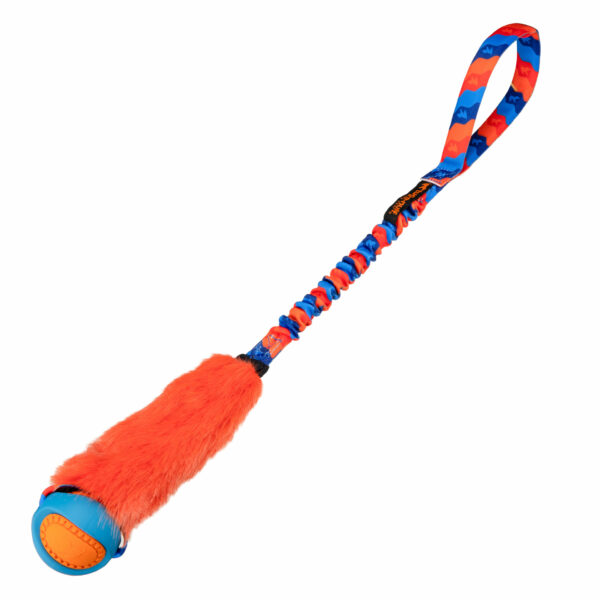 Tug-e-nuff Bungee Standard Kunstfell mit Ball – Bild 2